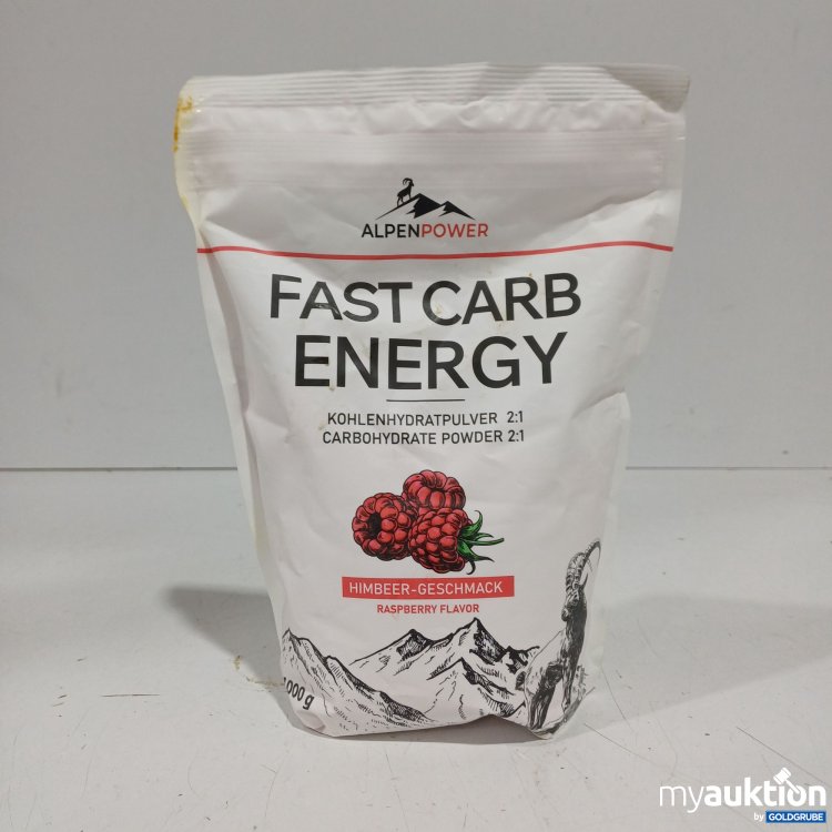 Artikel Nr. 462028: Alpenpower Fast Carb Energy Himbeer Geschmack 1000g