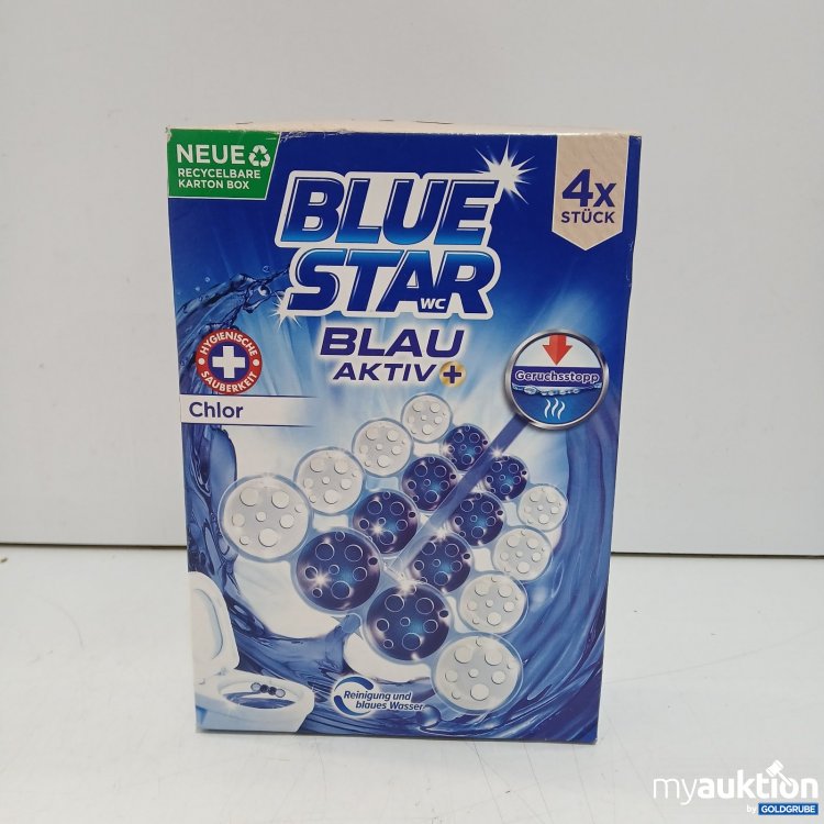Artikel Nr. 464028: Blue Star WC Blau Aktiv Chlor 4x50g