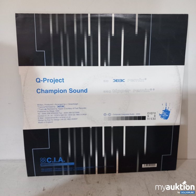 Artikel Nr. 470028 Artikel Nr. 470028: Q-Project Champion Sound Remixes Schallplatte