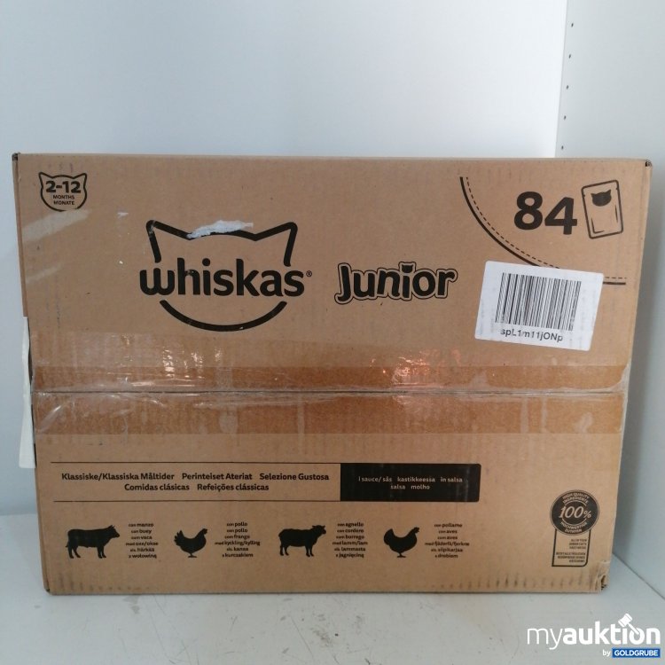 Artikel Nr. 719028: Whiskas Junior Katzenfutter 84x 85g