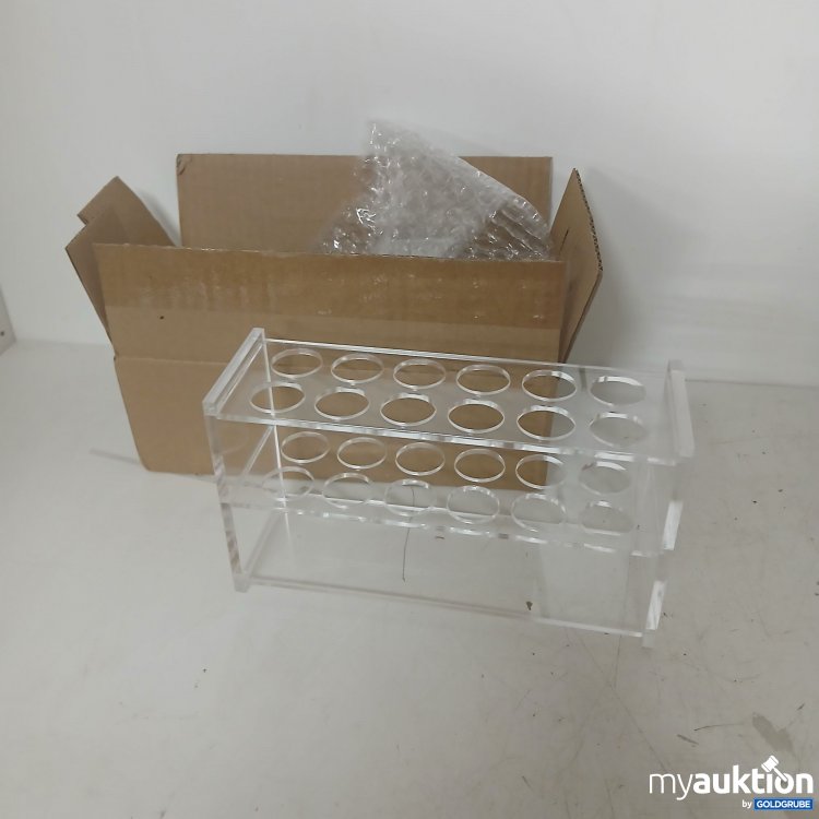 Artikel Nr. 819028 Artikel Nr. 819028: 12 Sockel Klar Acryl Reagenzglas