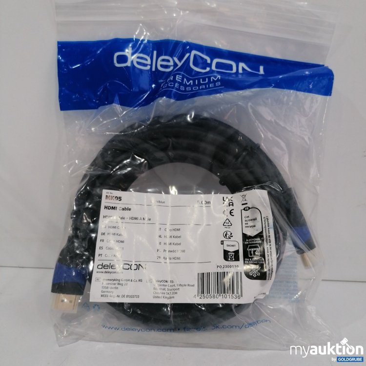 Artikel Nr. 826029 Artikel Nr. 826029: Delecon HDMI Kabel 5m MK05