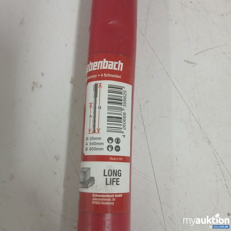 Artikel Nr. 875029: Schwabenbach Betonbohrer 25mm x600mm 39962