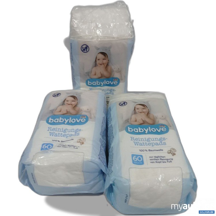 Artikel Nr. 915029: Babylove Reinigungs Wattepads 3x 60stk 