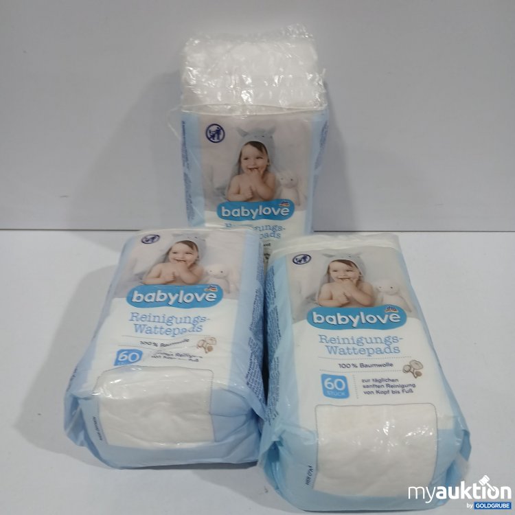 Artikel Nr. 915029: Babylove Reinigungs Wattepads 3x 60stk 