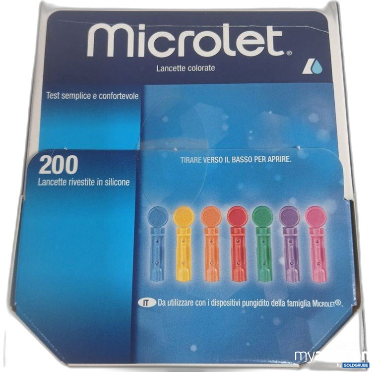 Artikel Nr. 919029: Microlet Lancette colorate 200 Stück