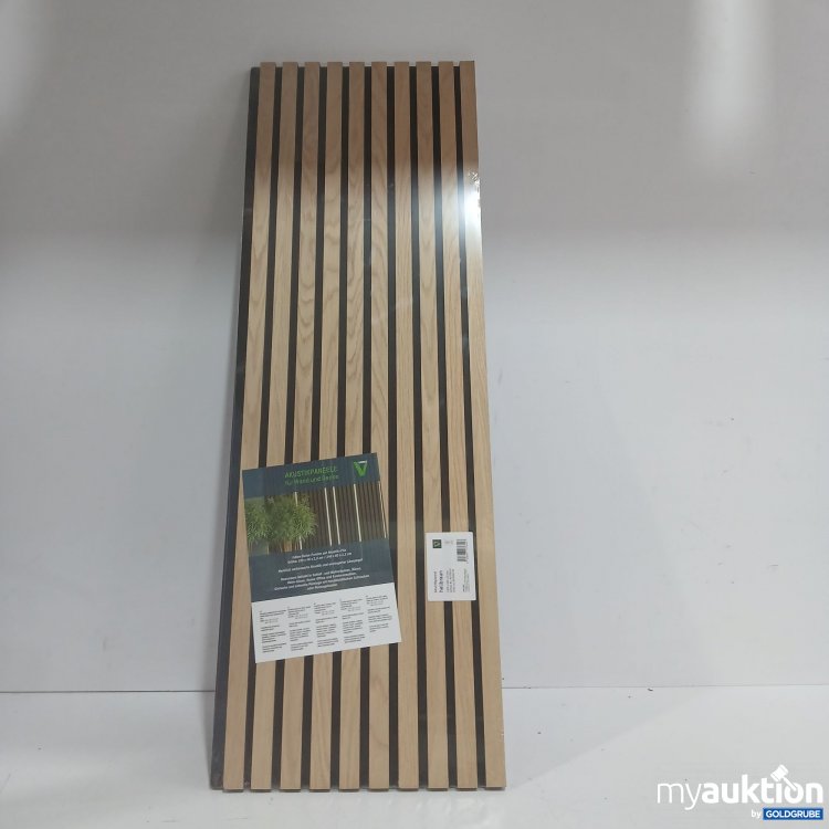 Artikel Nr. 940029 Artikel Nr. 940029: Vereg Akustikpaneele für Wand & Decke hellbraun 1200x400x22mm
