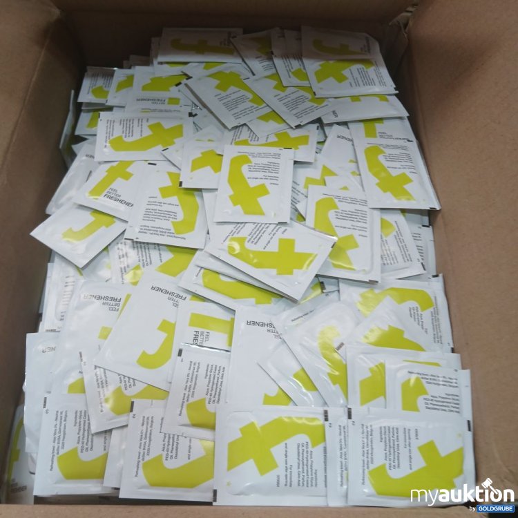 Artikel Nr. 950029: Freshener Erfrischungstücher 71×51mm 1000Stk Packung