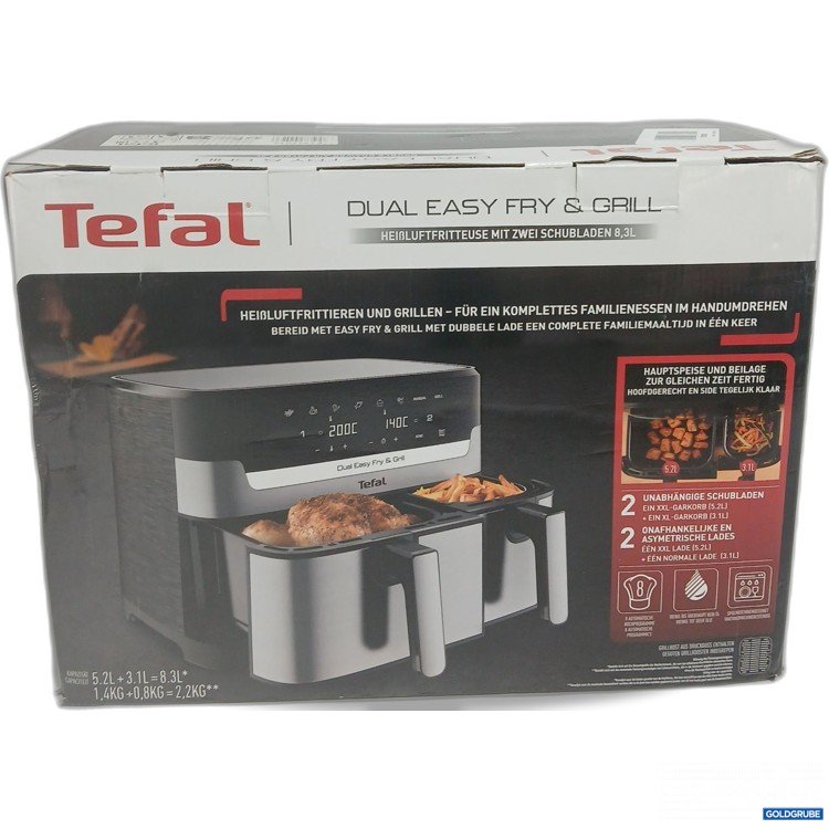 Artikel Nr. 958029: Tefal Dual Easy Fry&Grill 5,2L + 3,1L 