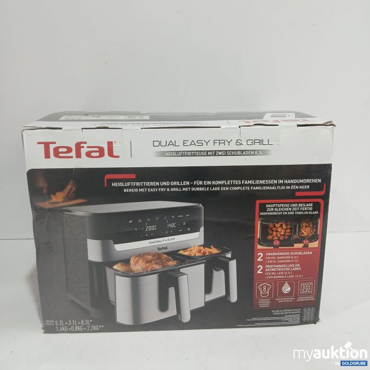 Artikel Nr. 958029: Tefal Dual Easy Fry&Grill 5,2L + 3,1L 