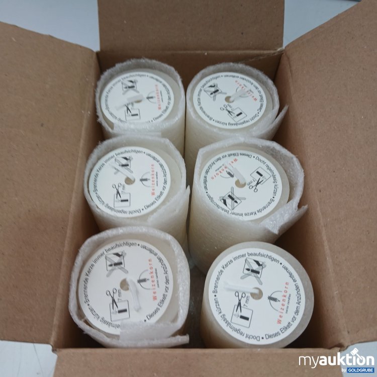 Artikel Nr. 996029: Weizenkorn Swiss  Handmade Kerze 6x