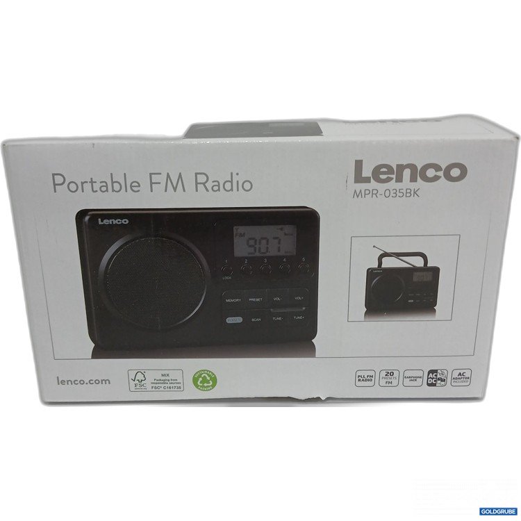 Artikel Nr. 445030: Lenco MPR-035BK Portable FM Radio 