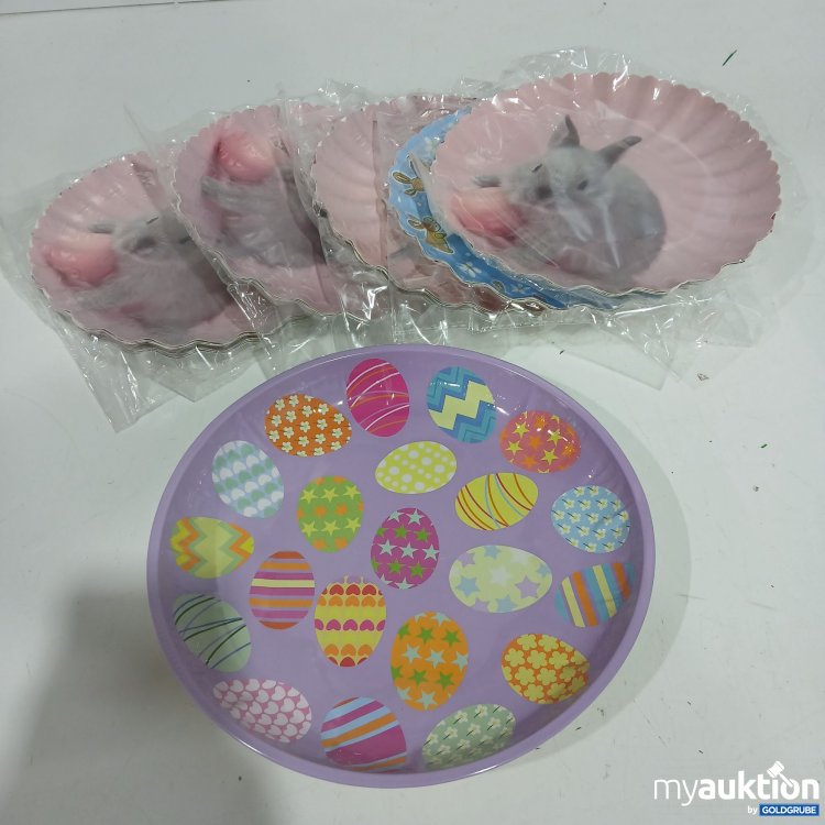 Artikel Nr. 524030: Diverse Osterteller aus Pappe 