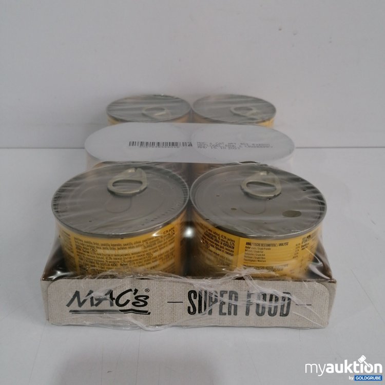 Artikel Nr. 840030 Artikel Nr. 840030: Mac's Super Food Cat, Geflügel, Rind 6x200g