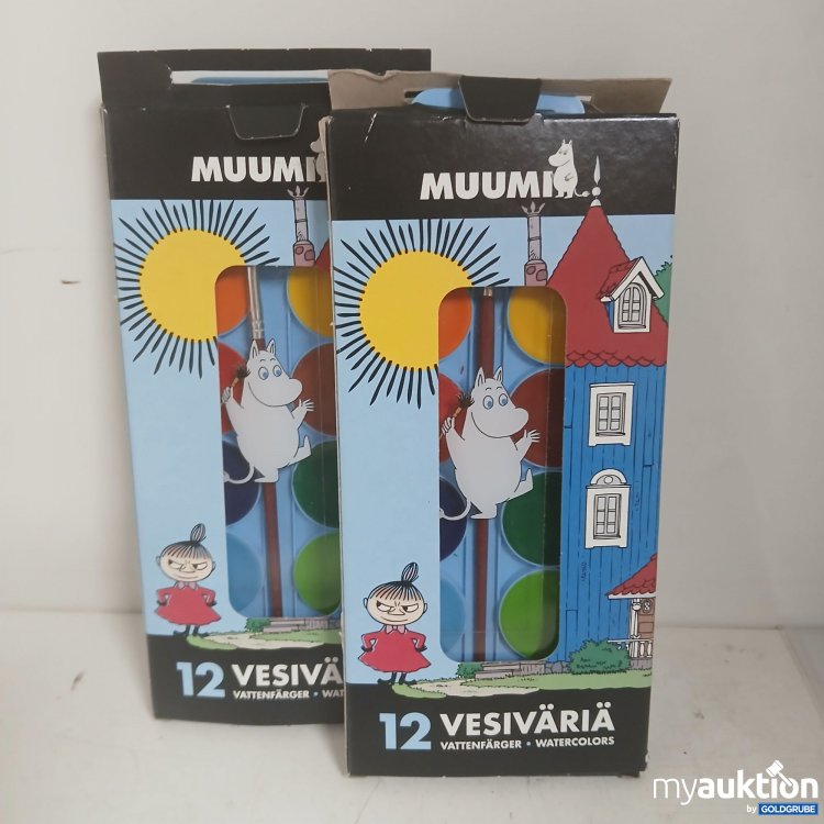 Artikel Nr. 875030 Artikel Nr. 875030: Moomin 12 Watercolors 2Pcs
