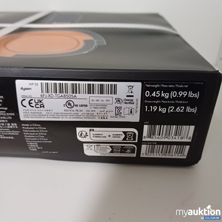 Artikel Nr. 917030 Artikel Nr. 917030: Dyson OnTrac Kopfhörer 6FJ-XD-TGA8505A