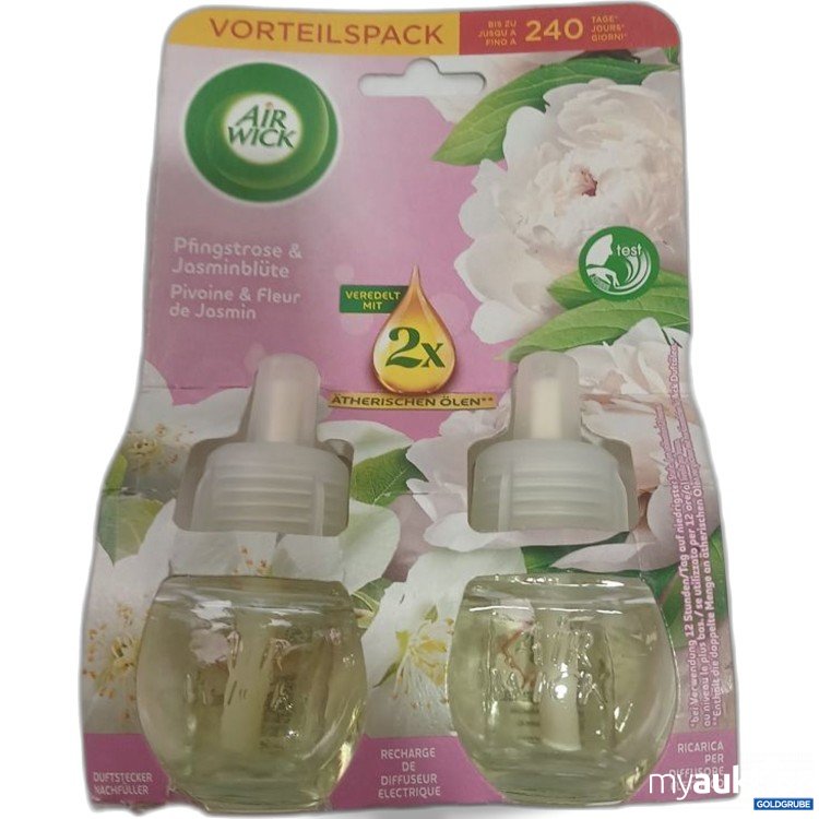 Artikel Nr. 938030 Artikel Nr. 938030: Air Wick Nachfüllung Pfingstrose & Jasminblüte 2x19ml