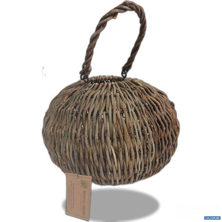 Artikel Nr. 956030 Artikel Nr. 956030: Johannes Lucht Rattan Laterne natur ø26cm
