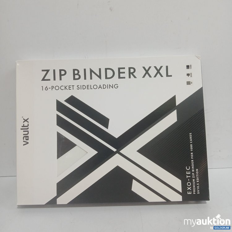 Artikel Nr. 985030 Artikel Nr. 985030: Vaultx Zip Binder XXL 16-Pocket Siedeloading