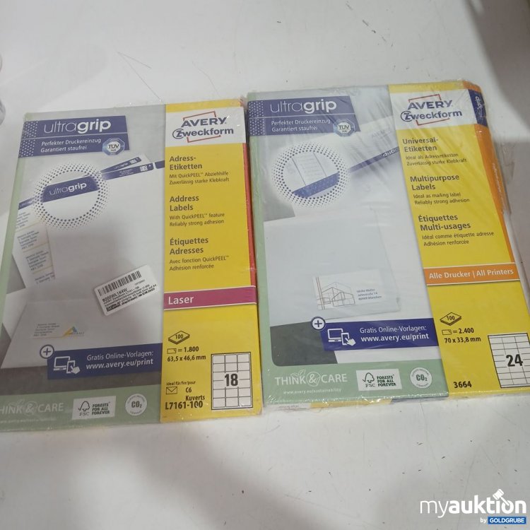 Artikel Nr. 994030 Artikel Nr. 994030: Ultragrip diverse Etiketten