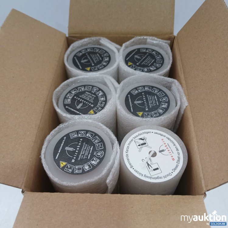 Artikel Nr. 996030: Weizenkorn Swiss  Handmade Kerze 6x