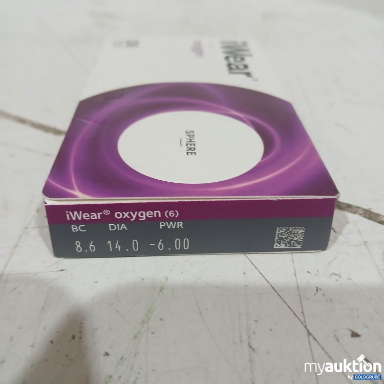 Artikel Nr. 997030 Artikel Nr. 997030: iWear Oxygen 06 Monthly Lenses -6.00