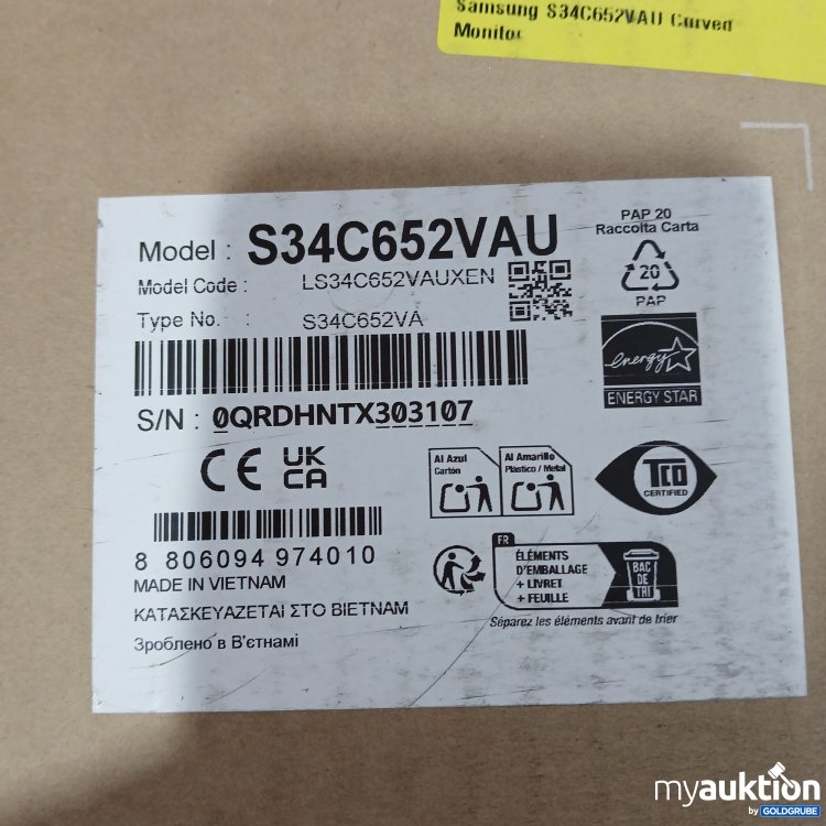 Artikel Nr. 437031 Artikel Nr. 437031: Samsung S34C652VAU ViewFinity S6 34.0"