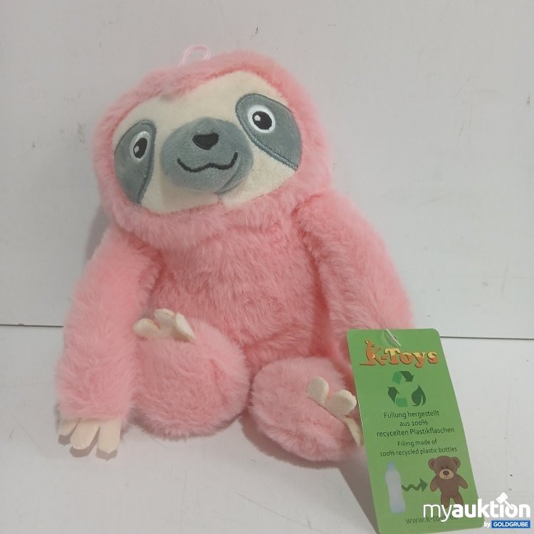Artikel Nr. 448031: K Toys Plüsch Faultier rosa ca. 23cm
