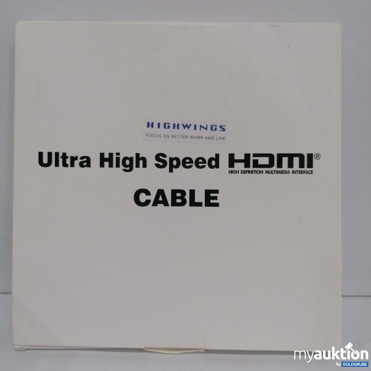 Artikel Nr. 826031 Artikel Nr. 826031: Highwings ultra High Speed HDMI Kabel