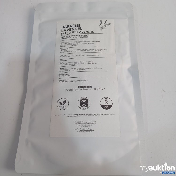 Artikel Nr. 876031: Kissen Austria Füllung Lavendel 