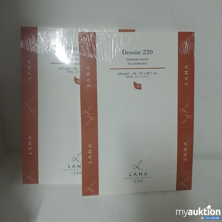 Artikel Nr. 913031: Lana Dessin 220 Zeichenblock A4 100 Blatt 