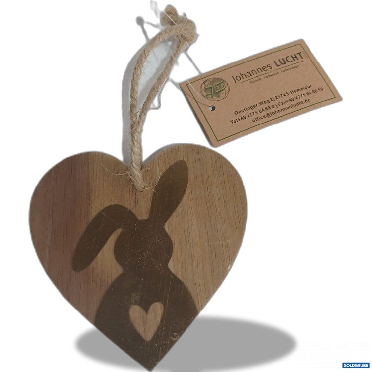 Artikel Nr. 956031 Artikel Nr. 956031: Johannes Lucht Holzschild in Herzform ø9cm