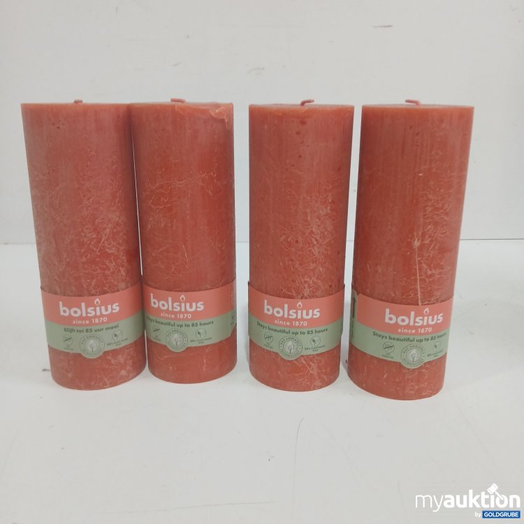 Artikel Nr. 977031: Stumpenkerzen, 190/68MM, Orange 4 Stück