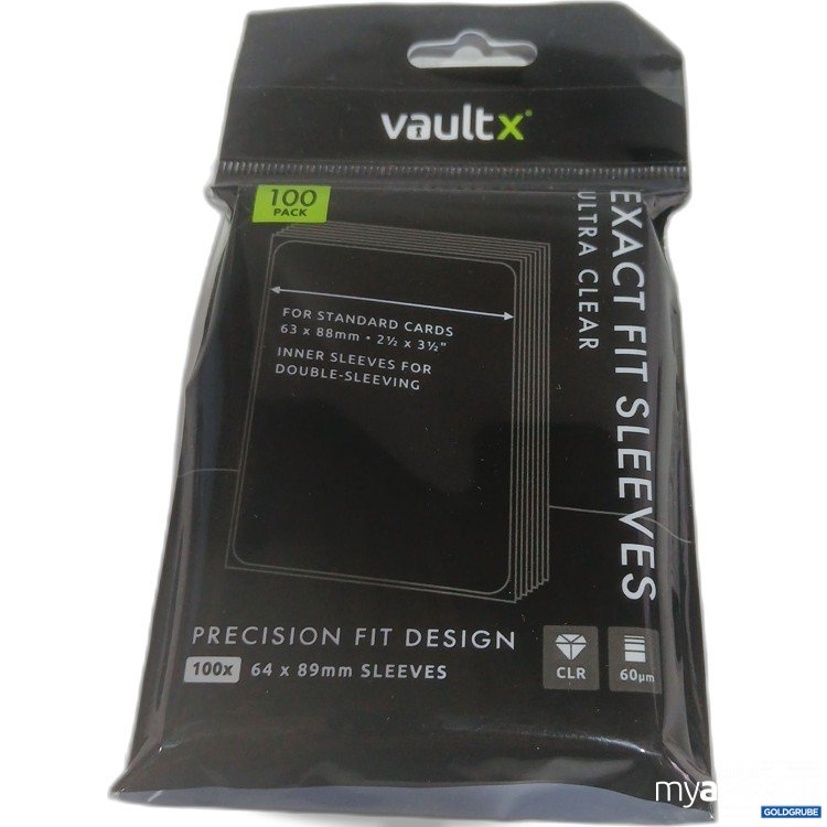Artikel Nr. 985031 Artikel Nr. 985031: Vaultx Exact Fit Sleeves ultra clear 100Pack