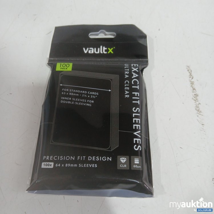 Artikel Nr. 985031 Artikel Nr. 985031: Vaultx Exact Fit Sleeves ultra clear 100Pack