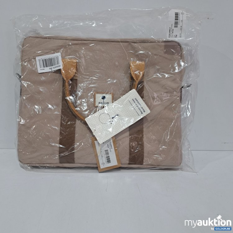 Artikel Nr. 817032 Artikel Nr. 817032: Faguo Laptop Tasche beige 40x32cm, F22LU0917