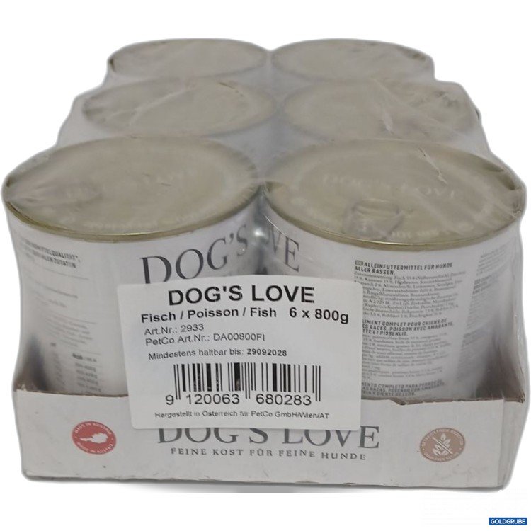 Artikel Nr. 954032: DOG'S LOVE Fisch 6x800 g