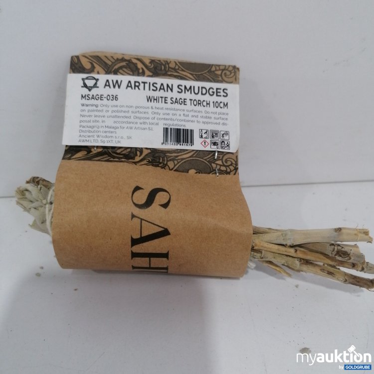 Artikel Nr. 440033: Sahumerio AW Artisan Smudges, White Sage Torch 10cm