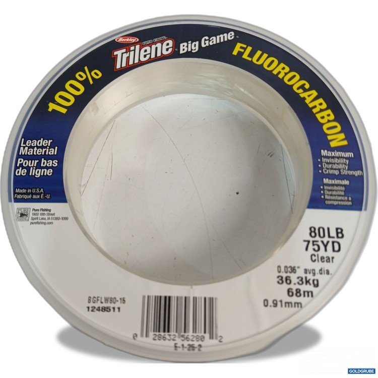 Artikel Nr. 442033: Berkley Trilene Big Game BGFLW80-15 FL Leader 80LB 75YD Clear 
