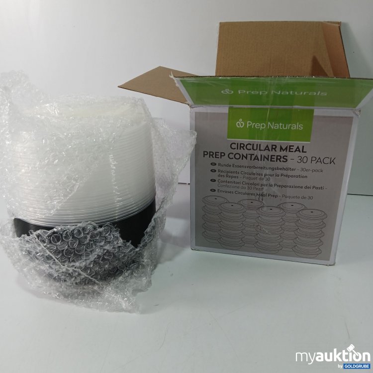 Artikel Nr. 794033 Artikel Nr. 794033: Prep Naturals Runde Essensvorbereitungsbehälter 30 Stück