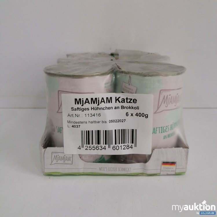 Artikel Nr. 840033 Artikel Nr. 840033: Mjamjam Katzenfutter Saftiges Hühnchen 6x400g