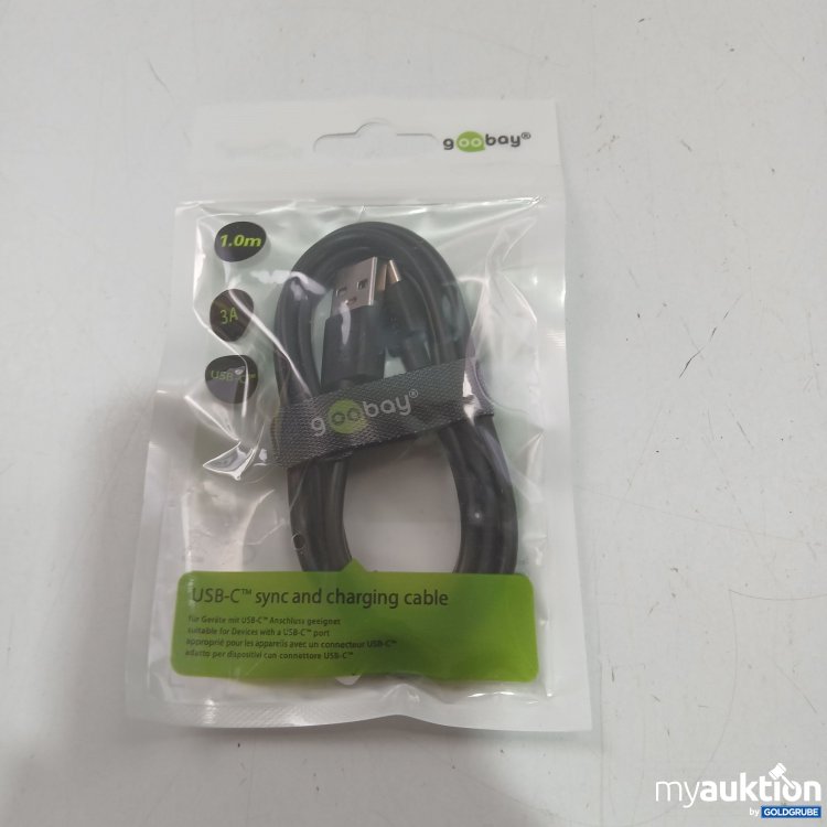 Artikel Nr. 911033: Goobay USB-C sync and charging cable 1m 3A
