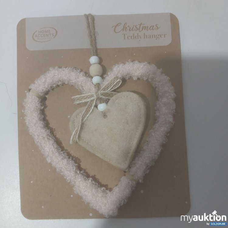 Artikel Nr. 912033 Artikel Nr. 912033: Christmas Teddy Anhänger 1Stk Herz Rosa