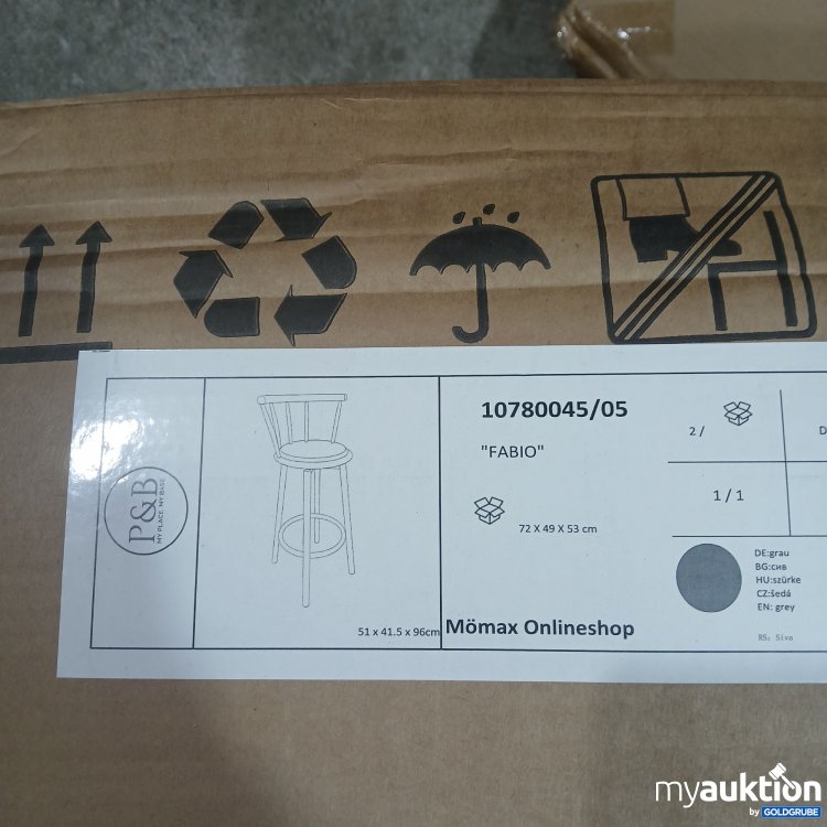 Artikel Nr. 958033: Mömax Stuhl "Fabio" grau 10780045/05 