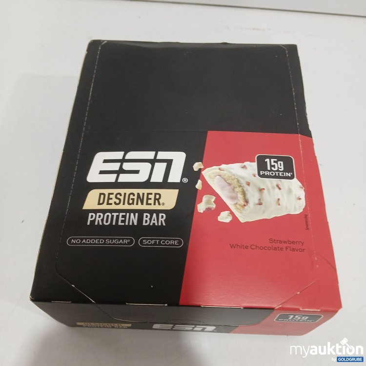 Artikel Nr. 963033: ESN Desinger Protein Bar Strawberry Witze chocolate Flavor 12x45g 