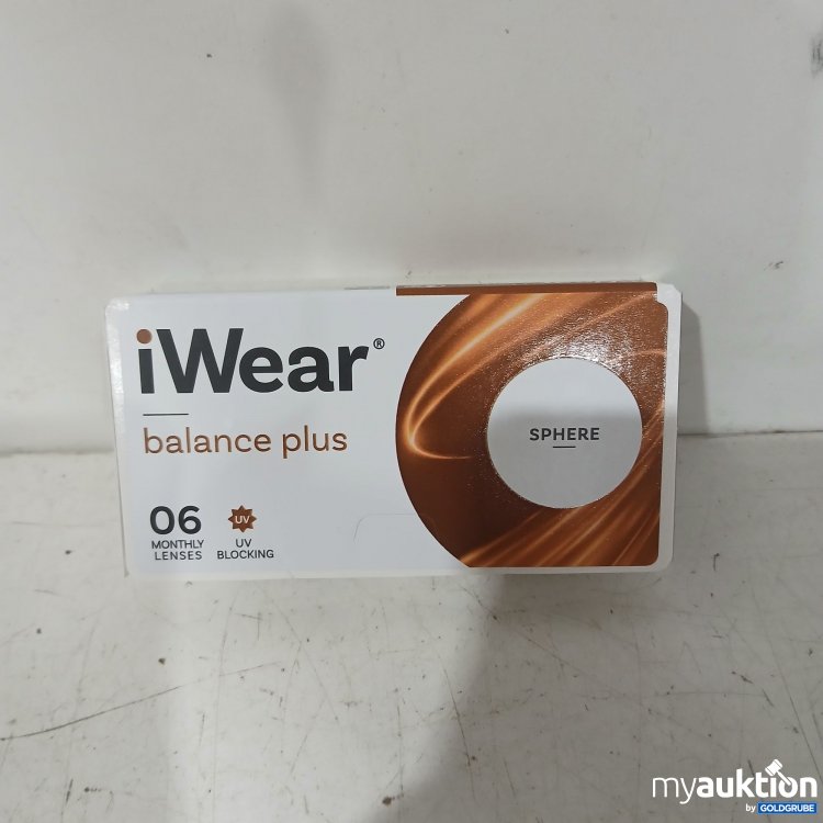 Artikel Nr. 997033 Artikel Nr. 997033: iWear Balance Plus 06 Monthly Lenses -2.50