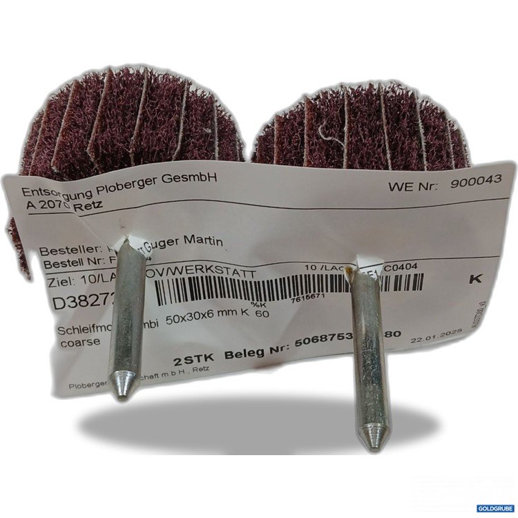 Artikel Nr. 395034: Schleifmop Kombi  50x30x6 mm K 60