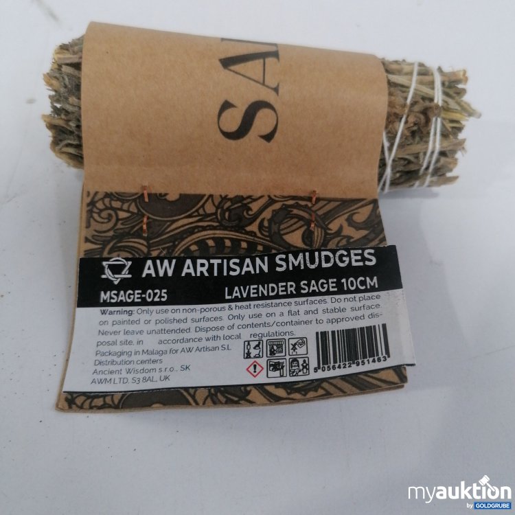 Artikel Nr. 440034: Sahumerio AW Artisan Smudges, Lavender Sage 10cm