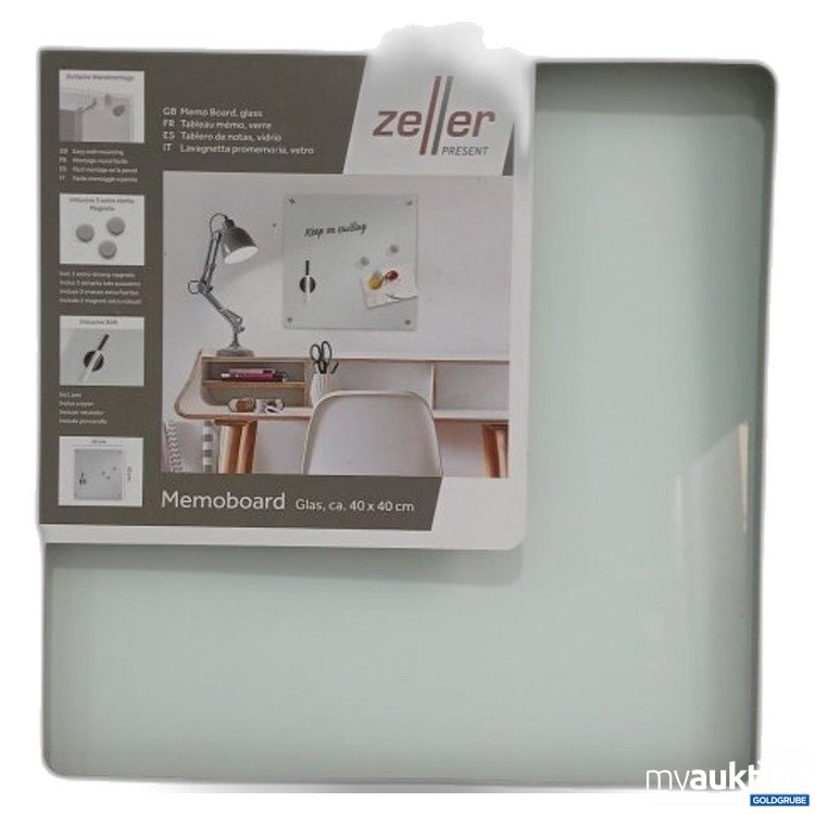 Artikel Nr. 467034 Artikel Nr. 467034: Zeller Memoboard Glas 40 x cm