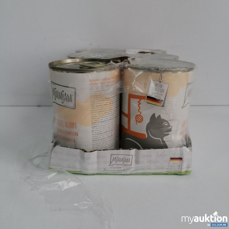 Artikel Nr. 840034 Artikel Nr. 840034: Mjamjam Katzenfutter Saftiges Huhn 6x400g